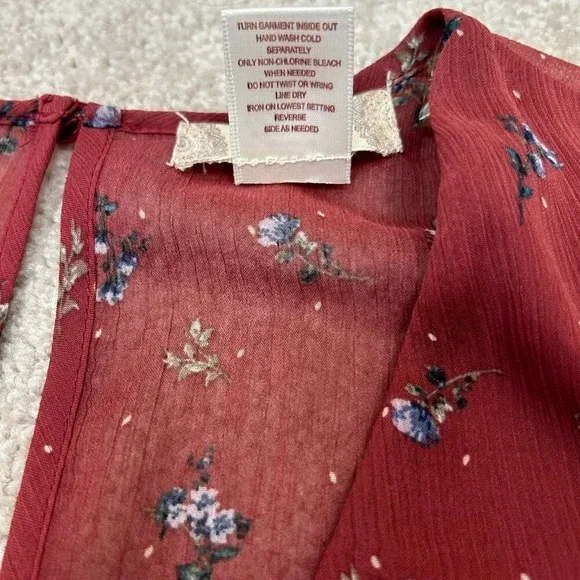 Altar'd State Dress Womens Size Small Floral Long Sleeve Fall Ladies New w Tag - Picture 11 of 11